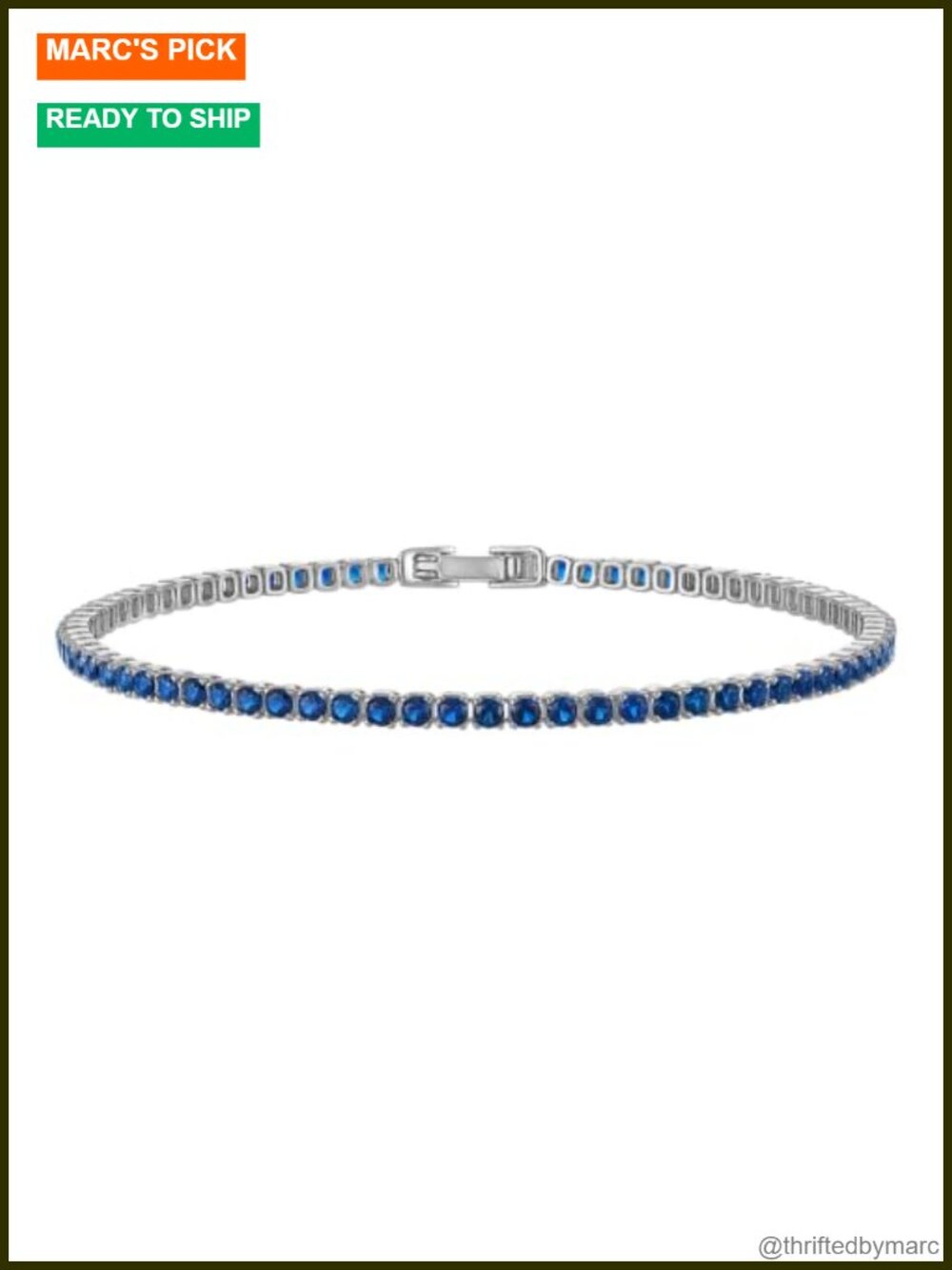 14K Gold Plated 2mm Tennis Bracelet Dainty Stackable CZ